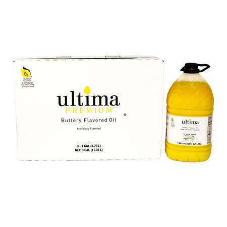 ULTIMA PREMIUM Buttery Liquid Butter Alternative Oil 1 gal., PK3 100087435
